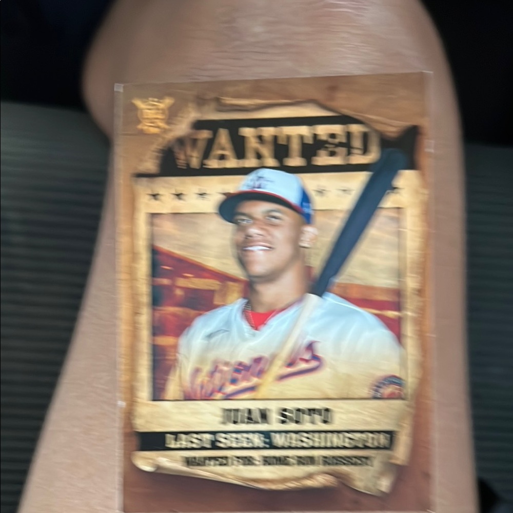 Baseball Trading Card with Player Image